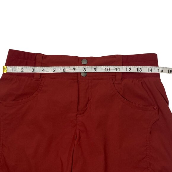 Title Nine Womens clamber Hiking & Climbing Shorts Size 6 rust red - Picture 5 of 7